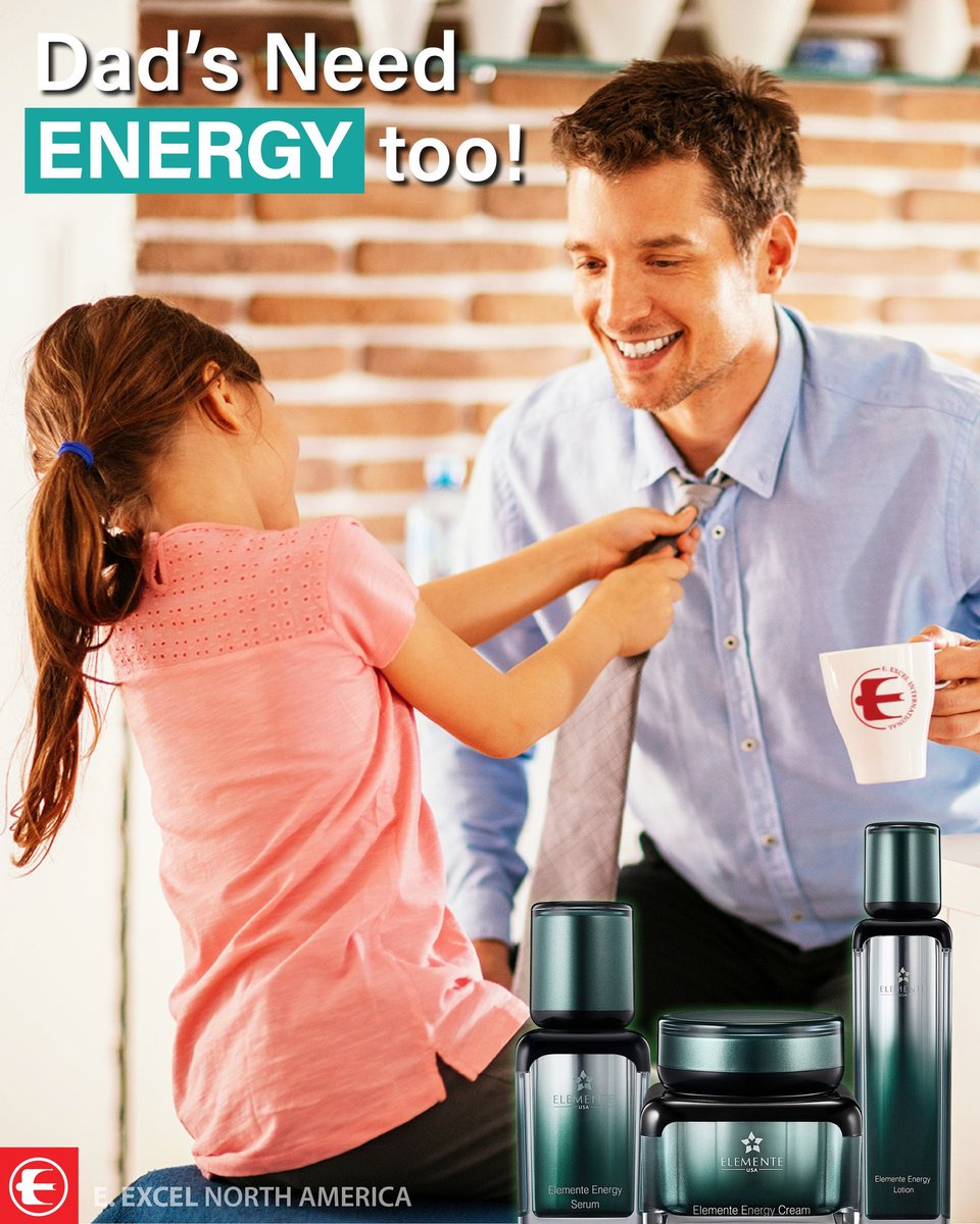 20danyun's tweet photo. Elemente Energy products are infused with an exceptional ginseng formulation and E. EXCEL's Oxyginberry Complex to create a synergistic combination of ingredients. A perfect gift for the fathers in our lives!

#EexcelNA #EexcelCares #ShareEexcel #energy https://t.co/8xRMyBOKU4