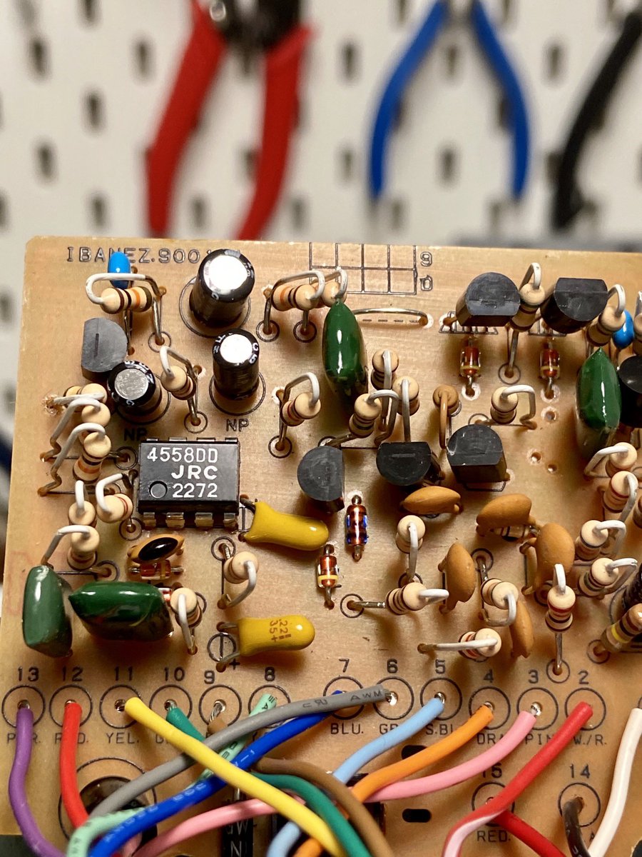 Ibanez TS-10 オペアンプJRC4558D 艶アリ 日本製 比較レビュー～80年代