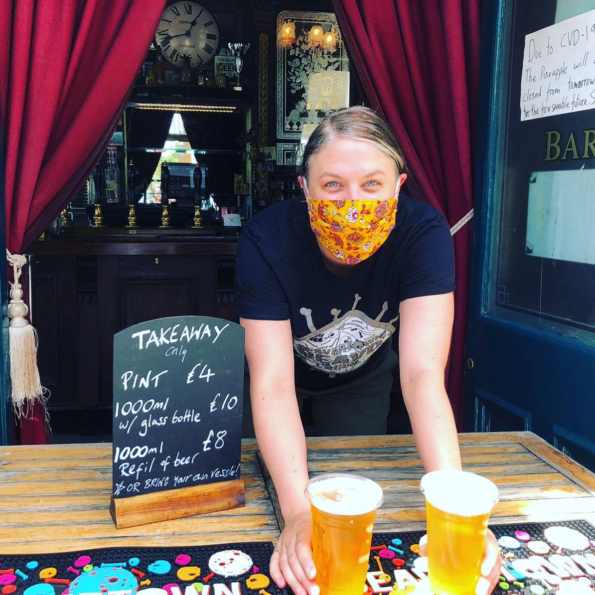 #Takeaway draught beers and cider (no ale sorry!) 12-5pm every Saturday &amp; Sunday as long as it’s ☀️ #supportlocal bring a vessel from home and stock up, or use our recyclable pints and bottles #tufnellpark #kentishtown <a href="/CAMRA_London/">CAMRA London</a> <a href="/NNWLondon/">NorthNorthWest</a> <a href="/TufnellParkLive/">Tufnell Park</a> @