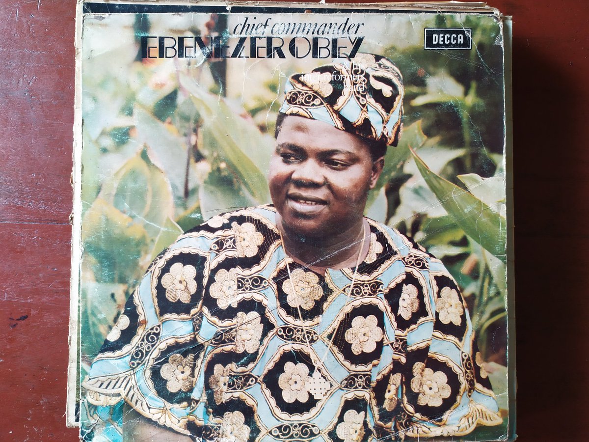 More gramophone records. - Victor Uwaifo- Ebenezer Obey- Sunny Okosuns- Sunny Ade.