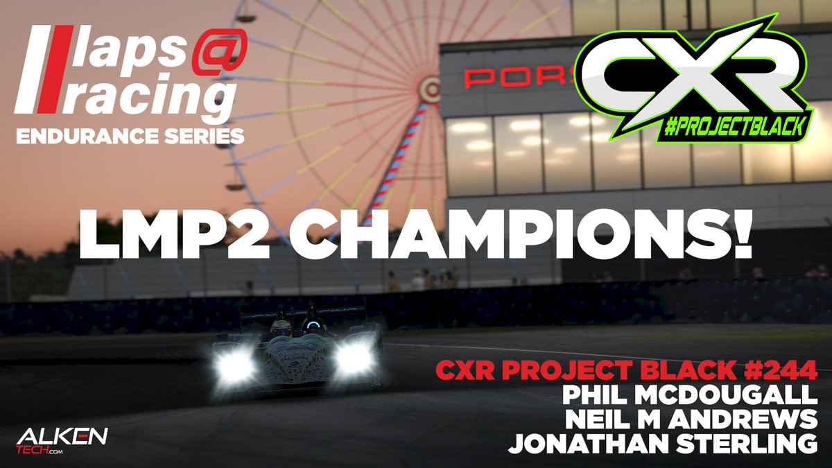 CXRProjectBlack's tweet photo. Congratulations to all the guys in the team on this big effort right to the end!

#244 LMP2 - Champions!
#383 GTE PRO - 2nd Place Overall!
#485 GTE AM - Champions!

#CXRProjectBlack #AlkenTech #LapsAtRacing #iWEC #Endurance https://t.co/i7KvdCKax5