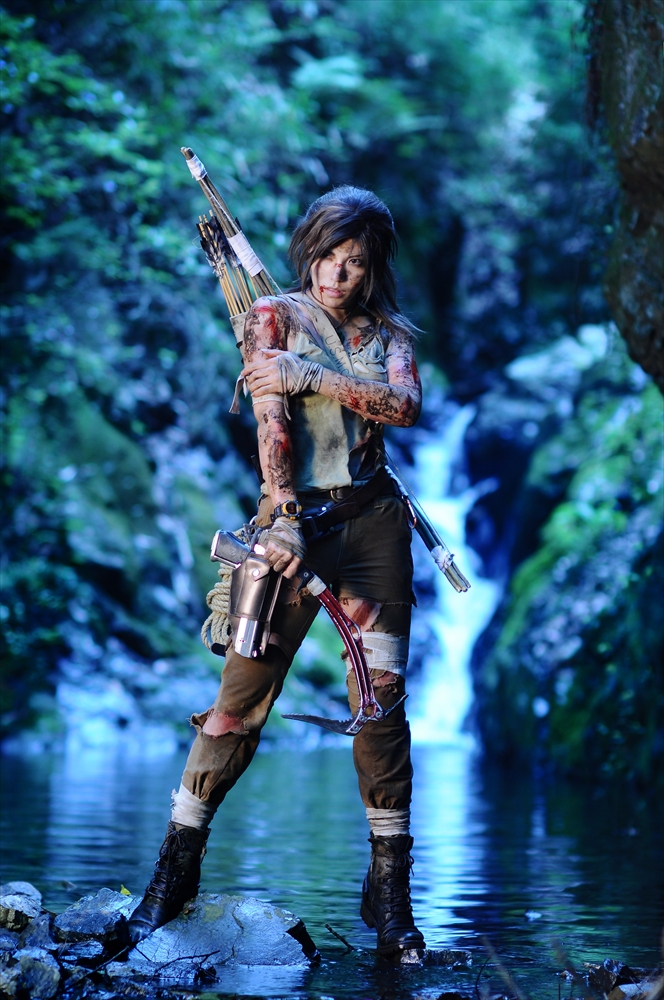 シャドウオブザトゥームレイヤー デザートタンクトップ Desert Tank ライズからの継承衣装 谷間が見える分シャドウの通常衣装よりこっちのがお気に入り ララちゃんはやっぱり肌を出してくれなきゃ 上も下も既製品でとっても手軽なコスでした