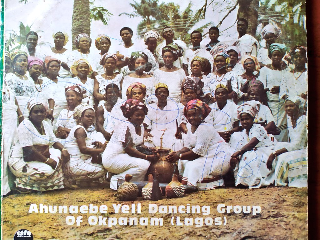 There were also gramophone records of Anioma , Okpanam & Ibusa dancing groups. I wonder where these people are now.