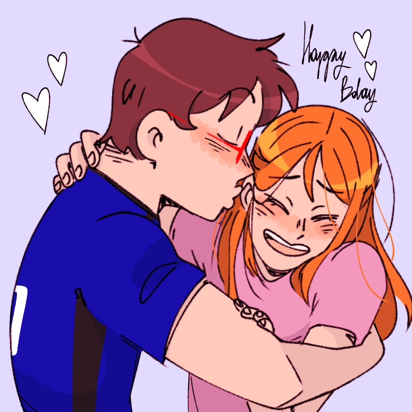 7. yes me n @/sugaandyams 's ocs are in love here's proof (first two are old don't look at me)