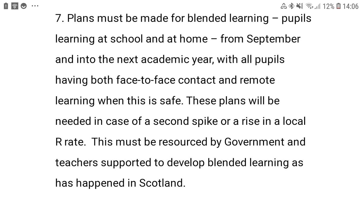 RaeSnape's tweet photo. @MaryBoustedNEU Lots of excellent points here thank you @MaryBoustedNEU
Let's step up & get on!
@educationgovuk @GavinWilliamson @annelongfield Time is ticking!
Cc @ty_goddard #BlendedFutures #EdTechPoverty https://t.co/wu2wyTNZKQ