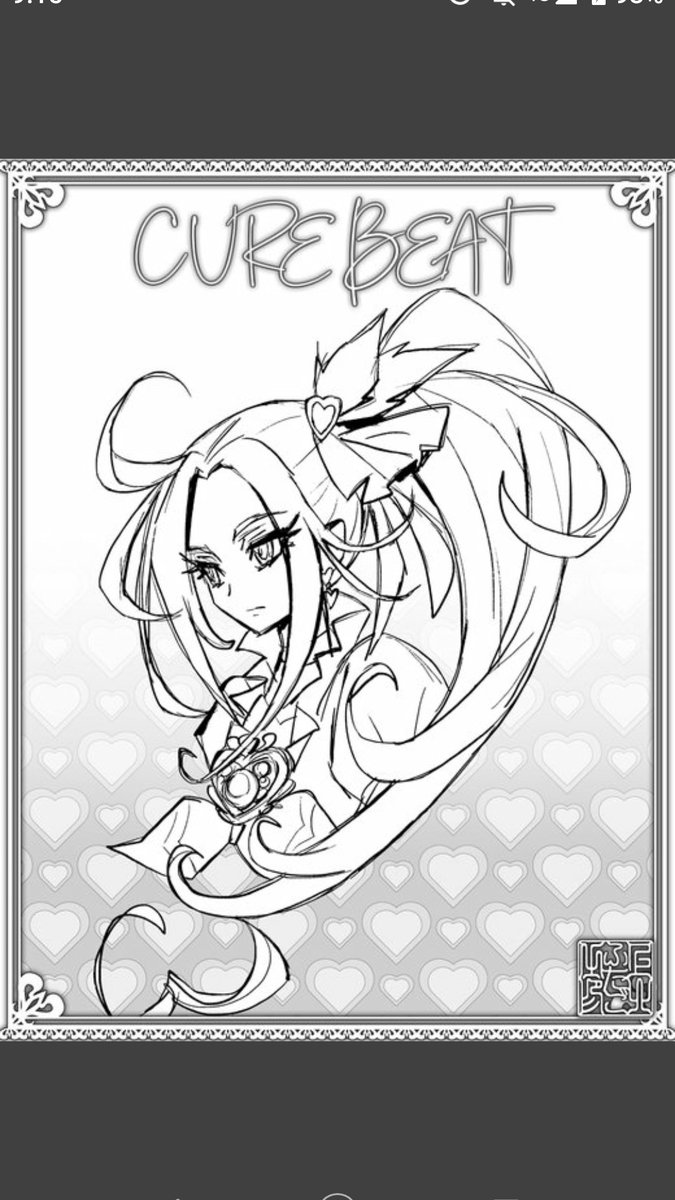 Dragonic Mind On Twitter おし サラッと色置いてみたど こっからどーすっかなぁ Precure プリキュアぬり絵 スイートプリキュア キュアビート 殺意の波動に目覚めたプリキュア 殺意の波動に侵食されたプリキュア 殺意の波動に目覚めたキュアビート制作