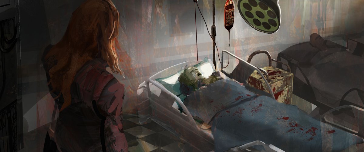 fireflarepics's tweet photo. Prodomica is a Sci-Fi horror feature film set in a futuristic hospital run by A.I computers and androids. We are excited to share some early concept art from this project... #prodomica #fireflarepictures #sci-fi #ukfilm https://t.co/GiCbYGtlmj