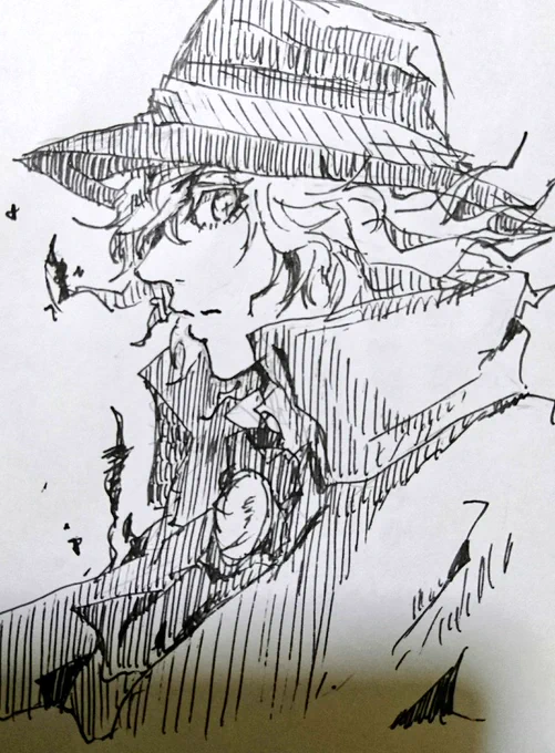 趣味全開というか手癖で描くとこうなる 