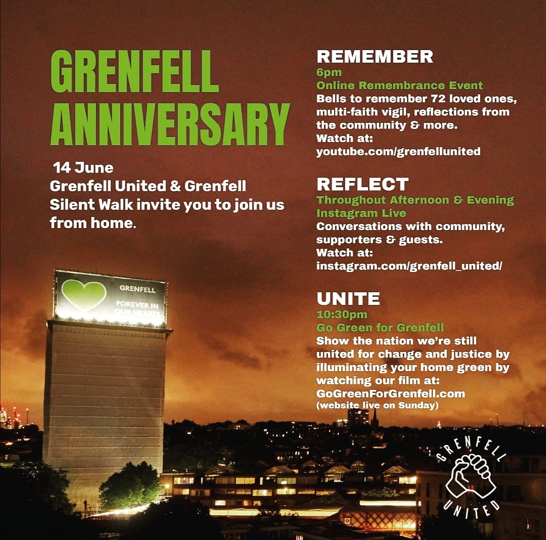 'Today marks 3 years since the Glenfell Tower fire. We remember those who died and everyone whose lives changed due to this tragedy'

#glenfell #glenfelltower #RememberGrenfell