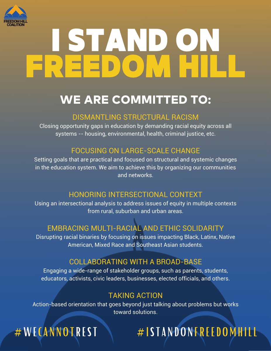 mtownleyscience's tweet photo. The @kenanfellows program stands on Freedom Hill. Proud to ally with our partners and focus on transformational change. #WeCannotRest #IStandOnFreedomHill https://t.co/3r9kqS0Kpc