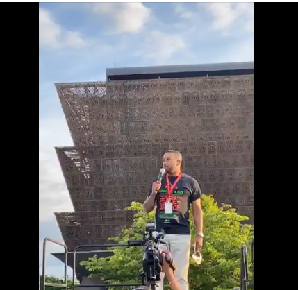 AlfredStreetBC's tweet photo. Prayer Walk for Peace &amp; Justice #BlackLivesMatter  
@AlfredStreetBC
@NAACP
@PastorHJW
 
Great turnout Sunday Morning @NMAAHC @washingtondc https://t.co/B6z1Xg4VMM