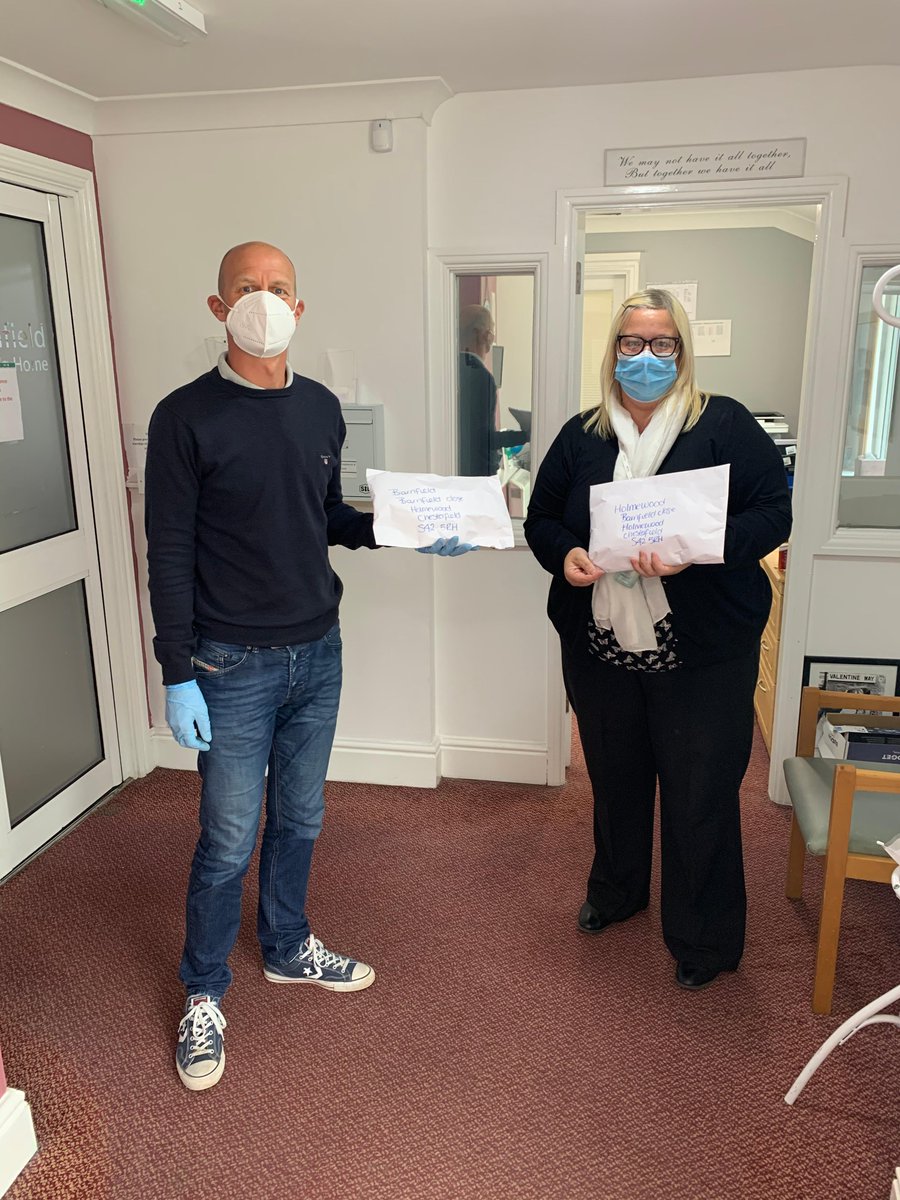 Last week, Scott dropped off a batch of donations to <a href="/Hill_Care_/">Hill Care</a> - Barnfield. They are configured to enable the care home residents to stay in contact with their loved ones. Thank you all for your donations, let's keep the momentum going 💙📱#PhonesforPatients #NHS #Carehomes