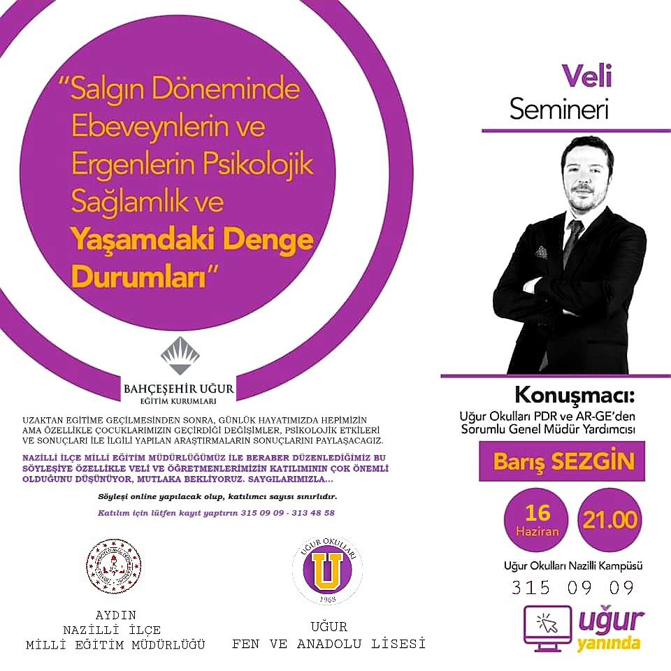 R_Ereriskin's tweet photo. BAHÇEŞEHİR ÜNV.İLE BİRLİKTE YAPILAN "UZAKTAN EGİTİME GEÇİLMESİYLE GÜNLÜK HAYATIMIZDAKİ DEĞİŞİMLER" KONULU ARAŞTIRMA SONUÇLARININ PAYLAŞILACAĞI,
NAZİLLİ İLÇE MİLLİ EĞİTİM MÜDÜRLÜĞÜ-UĞUR OKULLARI İŞBİRLİĞİYLE YAPILACAK SÖYLEŞİMİZ
1️⃣6️⃣ Haziran 2️⃣0️⃣2️⃣0️⃣  Salı , Saat 2️⃣1️⃣ : 0️⃣0️⃣ DE https://t.co/ujcxsCqmj1