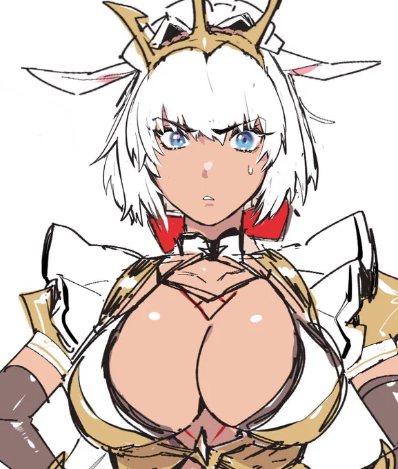 あぁ…カイニス君…!メイド服風カイニス君…ッ#FGO 