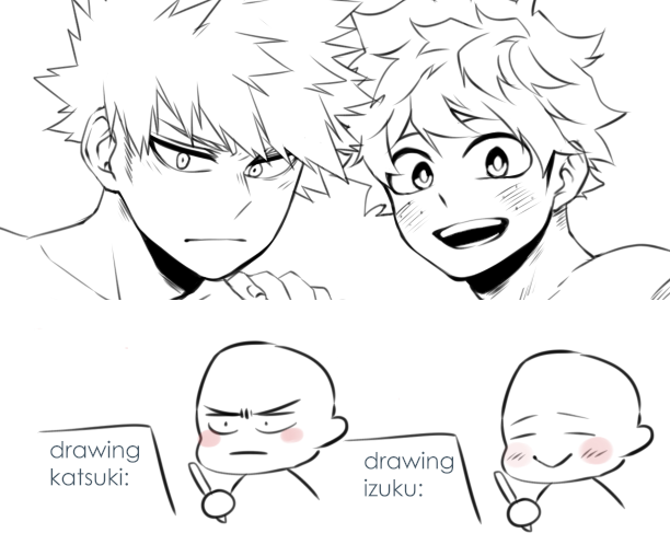 I'm working on a bkdk commission and these two's facial expressions are affecting me. 