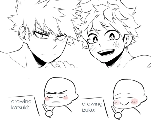 I'm working on a bkdk commission and these two's facial expressions are affecting me. 