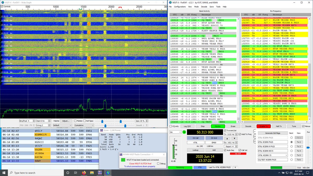 argilo's tweet photo. Having lots of fun in the ARRL June VHF contest. #hamr https://t.co/nzs77mGhqZ