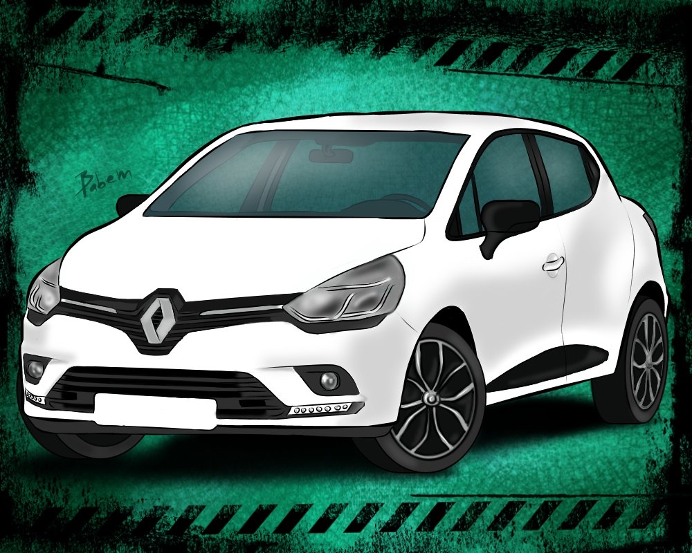 Thebabem's tweet photo. I know I made them for two of my friends but they're too pretty not to be posted even though they're not part of my thread
"Cars from movies or TV shows" 
~
#thebabem #babemart #gorgeouscars #carsnowadays #renault #clio4 #myfriendscar #frenchcars #digitalart #dzart #dzartist https://t.co/WdAMdIZAa4