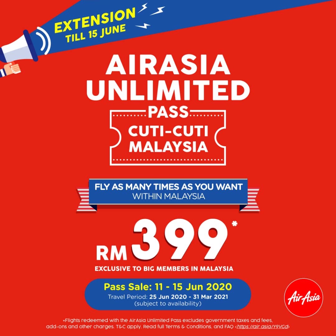 Neelofa's tweet photo. It’s time to plan your #cuticutimalaysia and redeem unlimited domestic flights with @AirAsia’s Unlimited Pass. 

For only RM399, you’ll be able to travel to 16 destinations in the country. Only available until tomorrow, so get your pass now at https://t.co/sqjebcgaSq! https://t.co/j2J0bn7gKd