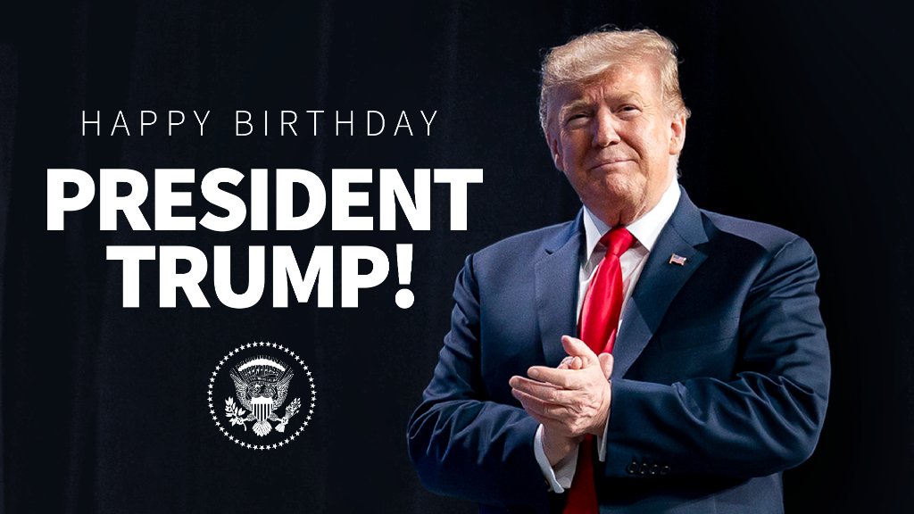 The White House 45 Archived on Twitter: "Happy birthday, President  @realDonaldTrump!… "