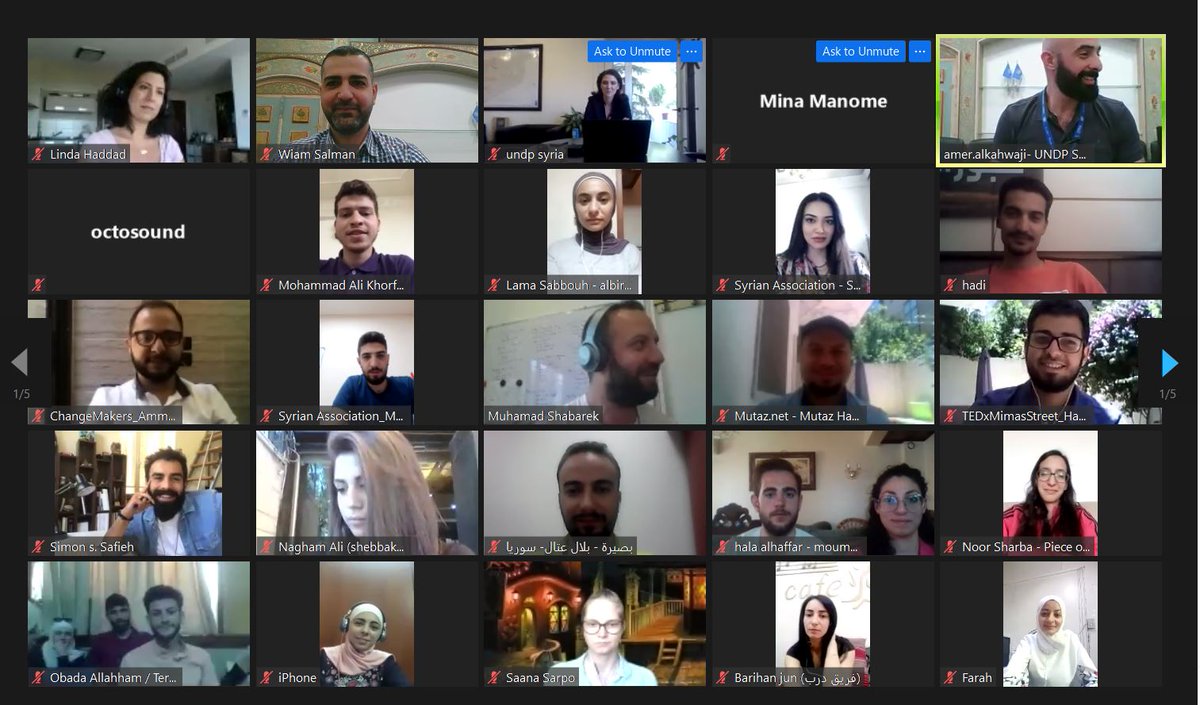 UndpSyria's tweet photo. More than 100 youths from all around #Syria engaged in today's opening of Youth Leadership Programme #YLP6!

@YLP_UNDP provides youth with the space to engage &amp; tools to develop their own innovative solutions to help them persevere &amp; conquer challenges faced by youth in Syria. https://t.co/kkmXzHclQ7