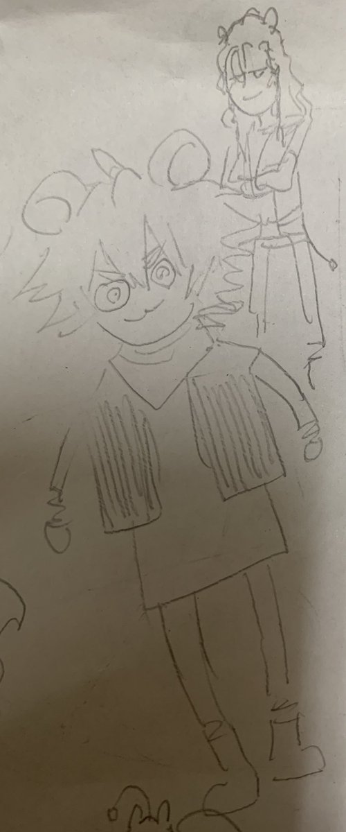 これはツ...ステ好きな友達と喋りながら描いたうろ覚えツイ...テキャラです 