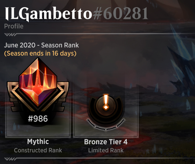 mrcpvs's tweet image. Back to Mythic where I belong 🤣. Thanks to @sandydogmtg I&apos;m playing your list. Temur rec, Jund sac, and Bant seem to be quite good matchups... except when you make a little mistake, and @urlichmtg punishes you badly for that like the great player he is.