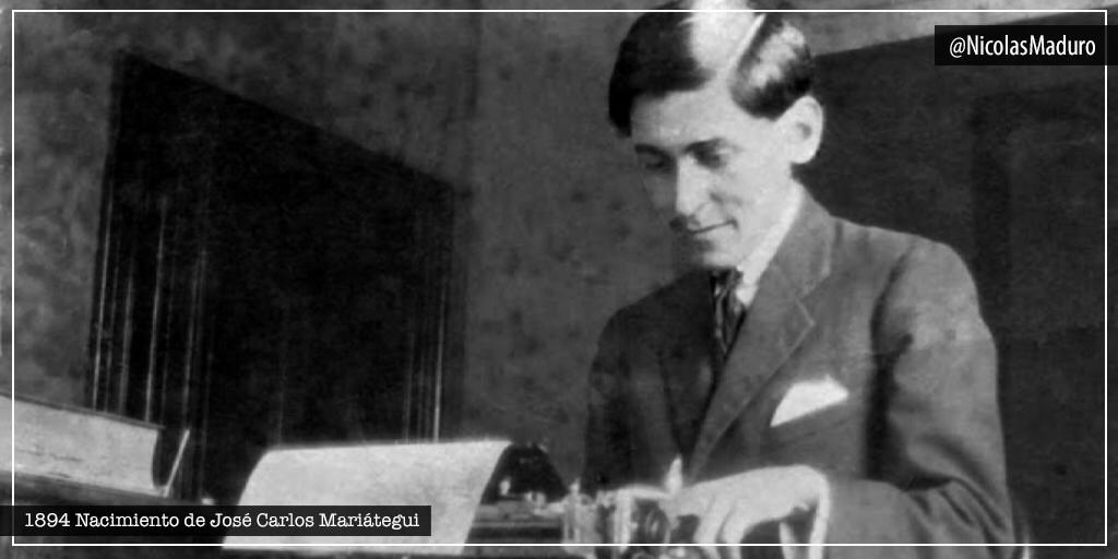 Hace 126 años nació el intelectual y pensador peruano, José Carlos Mariátegui. Gran revolucionario que rescató la lucha de nuestros hermanos indígenas, adaptándola a las teorías revolucionarias. Desde Venezuela, exaltamos su memoria, construyendo nuestro propio modelo socialista.