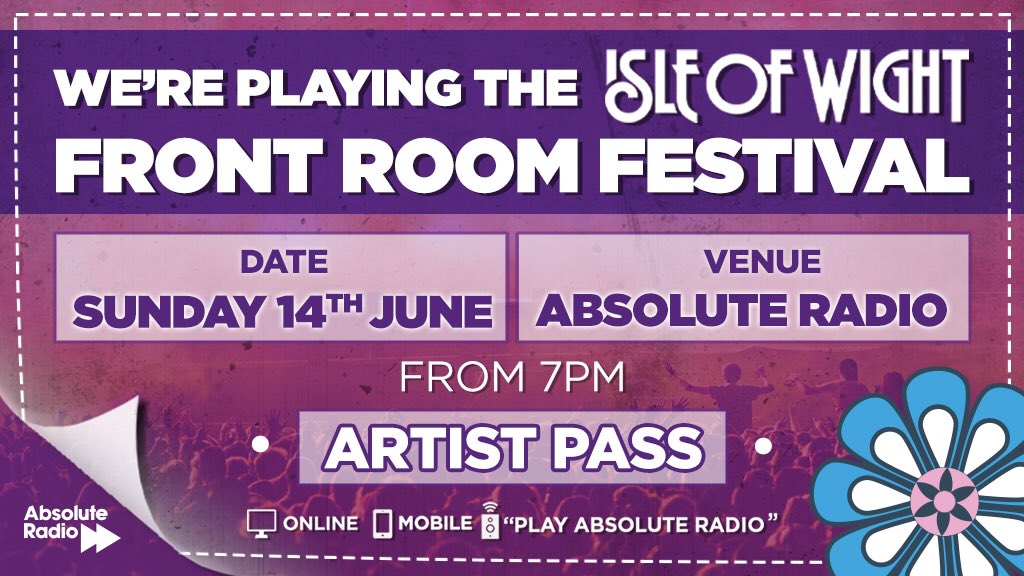 KasabianHQ's tweet photo. Don’t forget, this 👇 TONIGHT 7pm: https://t.co/EVeoXKhVeE #frontroomfest @absoluteradio https://t.co/dzPnx3pcFW
