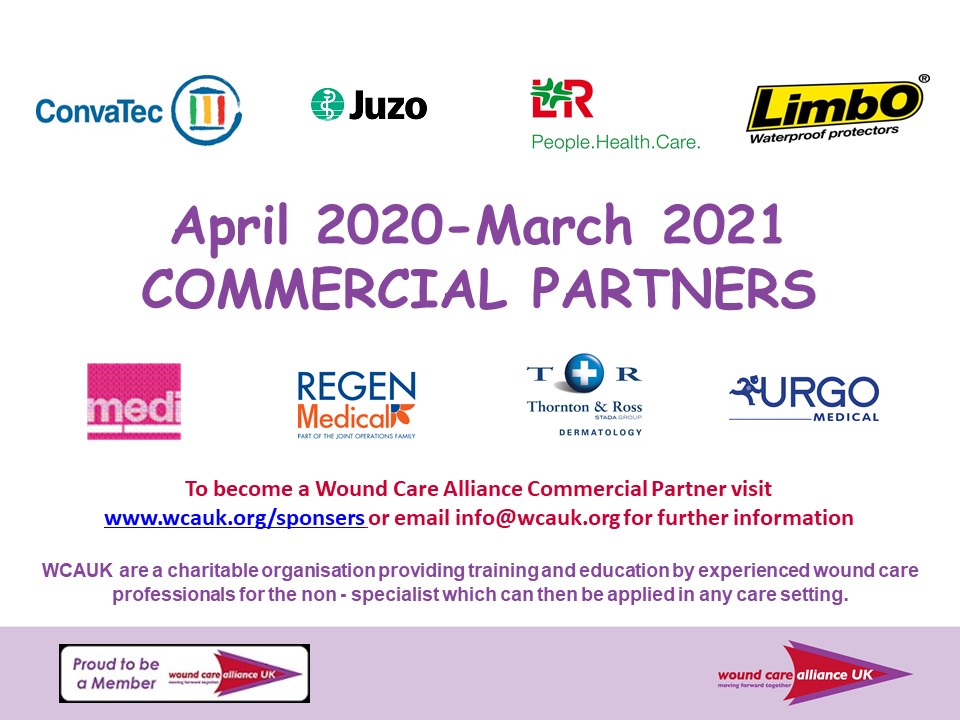 infowcauk's tweet photo. The Trustees of Wound Care Alliance would like to thank their Commercial Partners for their support. https://t.co/ZGoPiDmHYZ