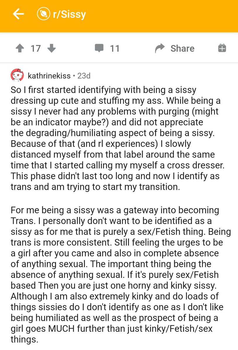 NSFWMen talking among themselves about their addictions to sissy hypno porn, a genre that equates womanhood with submissiveness and claims to turn men into women through domination.These men are encouraging children to use porn and steal their mother's underwear