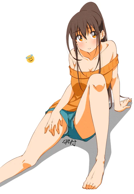 なんでもない子JK～ポニ子～
湿気で暑くてちょっとだれてるポニ子～! 