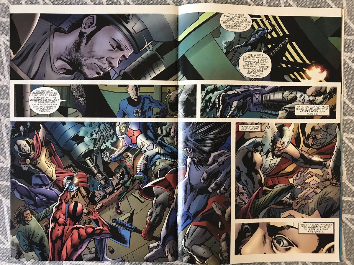 Out of left field would be a massive understatement ... had  @Hughes87n not told me to go and read 1985 before this arc, I would be absolutely lost here ... what a weird choice ...