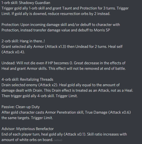 manicalicorn's tweet photo. #Sdorica I would love for a white position Morris SP built to support the adventurous gold position Charle SP~💖
(I'm not a game developer, apologies if the skill balances sound ridiculous lol)
#charris #moricie https://t.co/US1EotqHB3