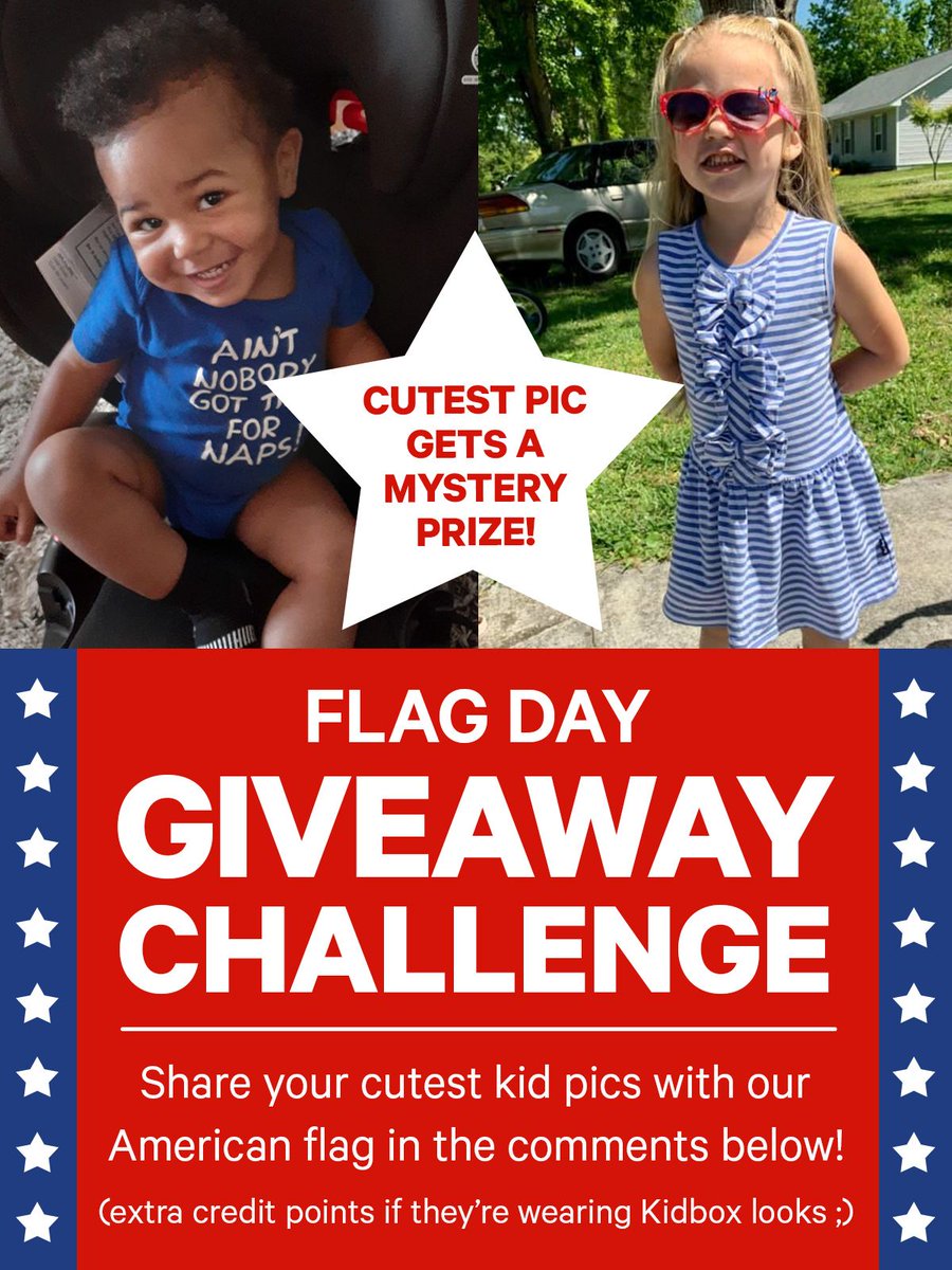 It's Sunday GIVEAWAY TIME! 🎉 Head over to our Facebook page for a chance to win! 

facebook.com/KidboxFamily/