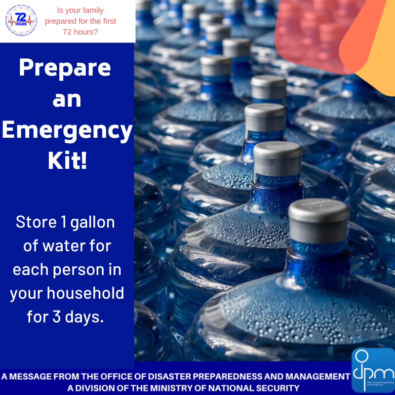 ODPM_TT's tweet photo. Have you been following the #Emergencykitchallenge? Last week we looked at ways to store emergency supplies as well as gathering food &amp; water. Join us tomorrow as we start a new week where we look at Health, First Aid &amp; Medication #Beready #ODPMTT https://t.co/toGbwbmUTa