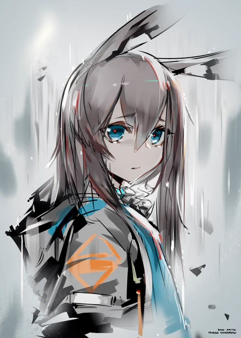 140620【アーミヤ】
「私が…怖いですか?」
#アークナイツ版深夜の真剣お絵かき60分一本勝負
#アークナイツ #明日方舟 #Arknights 