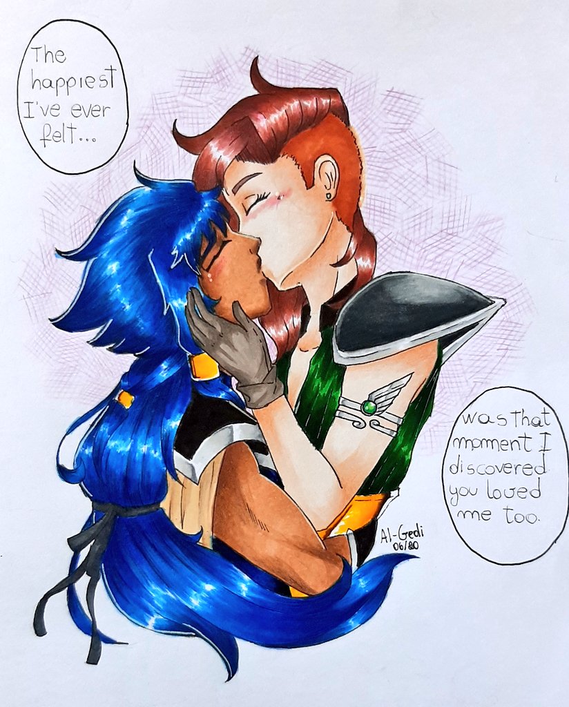 Algedite's tweet photo. I made my babies in a cute moment ❤
This is when Heike finally corresponds his feelings 🙈
I hope you like it!
#saintseiya #saintseiyaoc #interatialcouple #couple #love https://t.co/R9SQHwlnhI