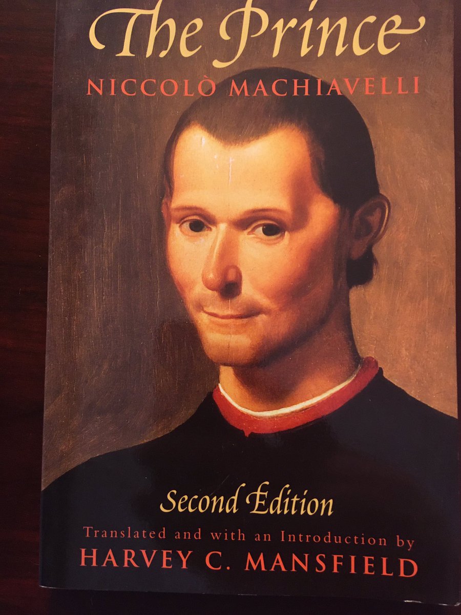 Suggestion for June 14 ... The Prince (1532) by Niccolo Machiavelli.