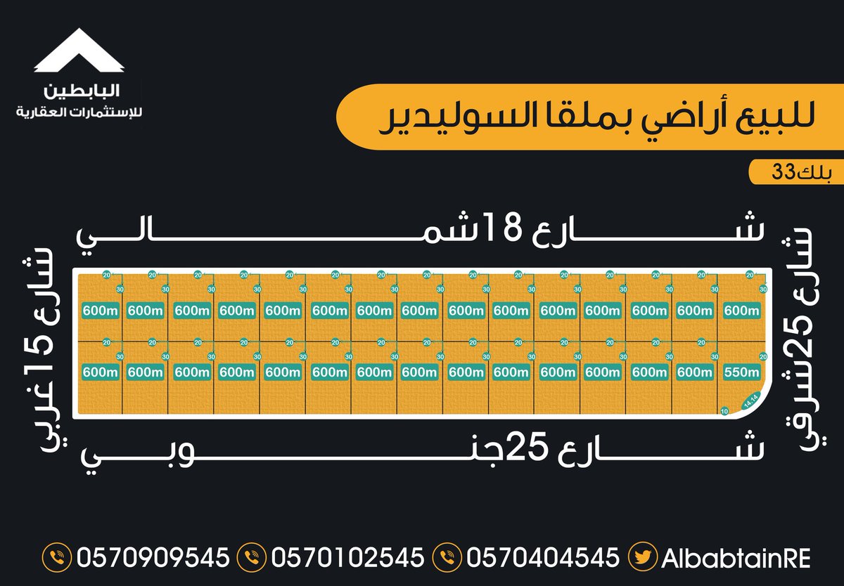 البابطين العقارية tweet media