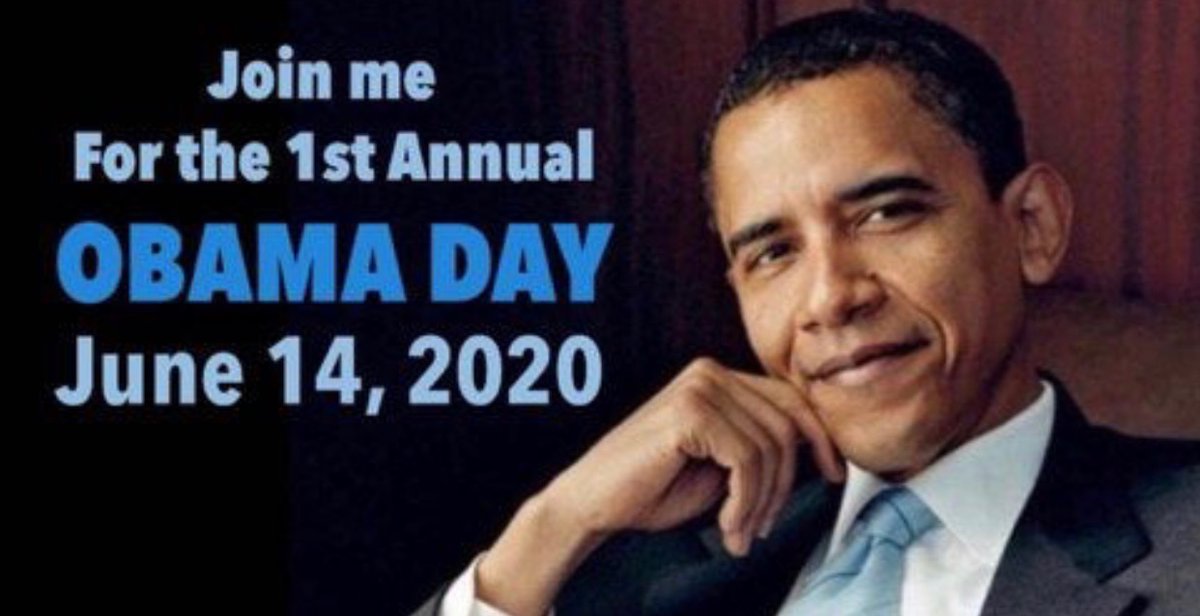 MommyOutnumber's tweet photo. @realDonaldTrump Happy Obama Day! #AllBirthdaysMatter https://t.co/Q1NPQvWiJ7