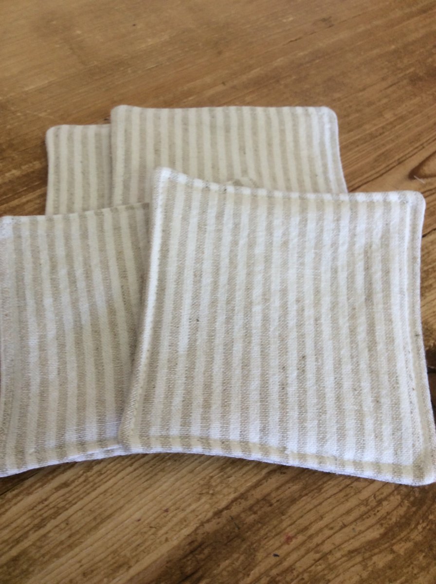 ChowwithMe's tweet photo. SUNDAY SPECIAL, Buy one set get one set FREE - Neutral Tone Beverage Coasters, Set of 4, Tan and Cream Stripe Cotton / Linen Drink Coasters, Summer Table Decor, Farmhouse Kitchen https://t.co/pplmg6yKRc #summertabledecor #farmhousekitchen #linencoasters #etsysuccess https://t.co/CyivWq6RBm