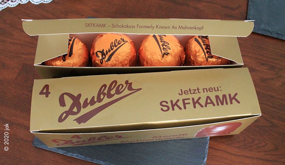 Lahor Jakrlin On Twitter Breaking News Die Dubler Mohrenkopfe Sind Unter Neuer Bezeichnung Skfkamk Schokokuss Formerly Known As Mohrenkopf Rhytmisch Gesprochen Sk Mk Amk Ab Morgen Montag Wieder In Allen Filialen Der Migros Lahor Jakrlin On Twitter Breaking News Die Dubler Mohrenkopfe Sind Unter Neuer Bezeichnung Skfkamk Schokokuss Formerly Known As Mohrenkopf Rhytmisch Gesprochen Sk Mk Amk Ab Morgen Montag Wieder In Allen Filialen Der Migros