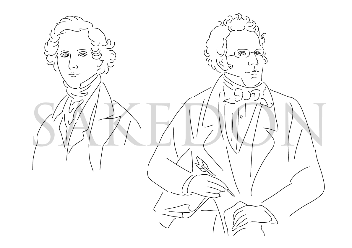 Sakedon ストックイラスト投稿中 もう一つ開拓中の歴史上の人物線画イラスト コツコツ人物の幅を広げていこうと思います タグ付けが地味に面倒 T Co L4yoskc5qe