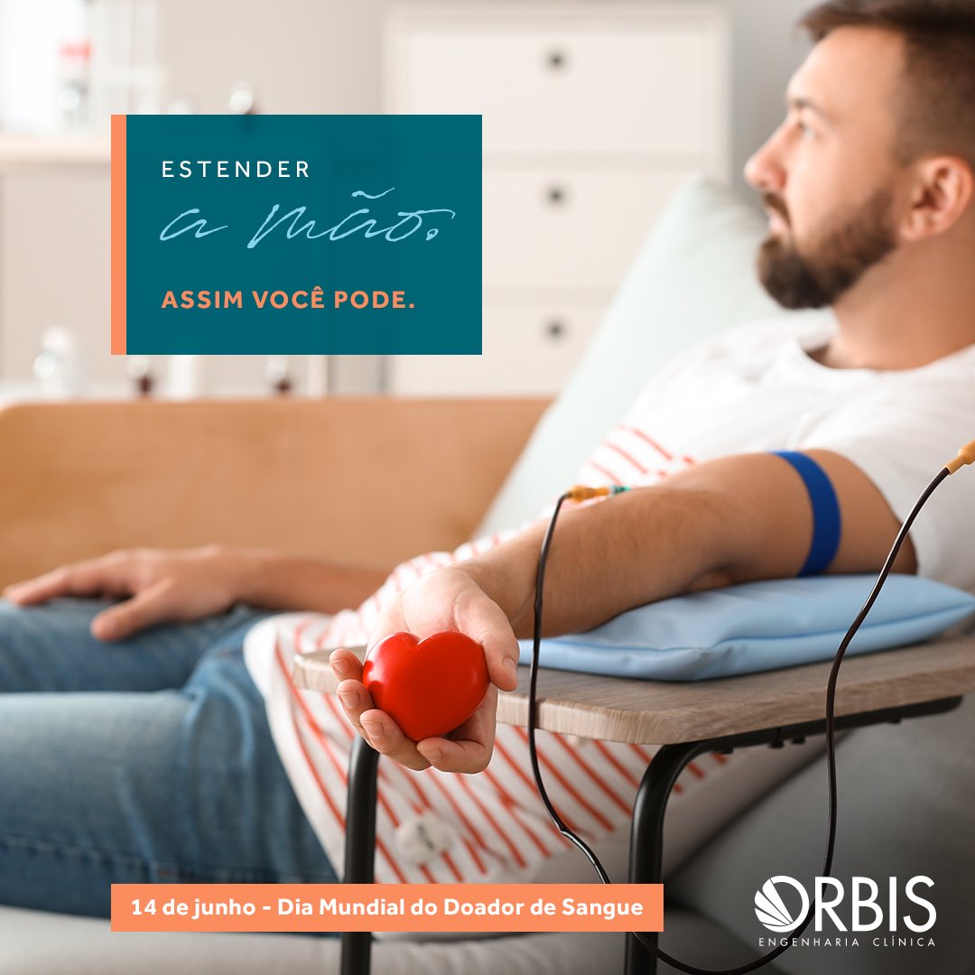 OrbisEngenharia's tweet photo. A doação de sangue é essencial para inúmeras pessoas, que precisam deste gesto de amor e solidariedade. 
Seja um doador. 
Ajude a salvar vidas. ♥️ #doesangue #salvevidas #diamundialdodoadordesangue https://t.co/pIqw8Y9vgE