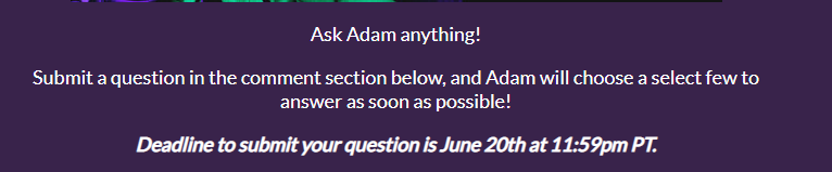 NEW FROM @adamlambert FAN CLUB EXCLUSIVE Ask Adam anything! Submit a ...