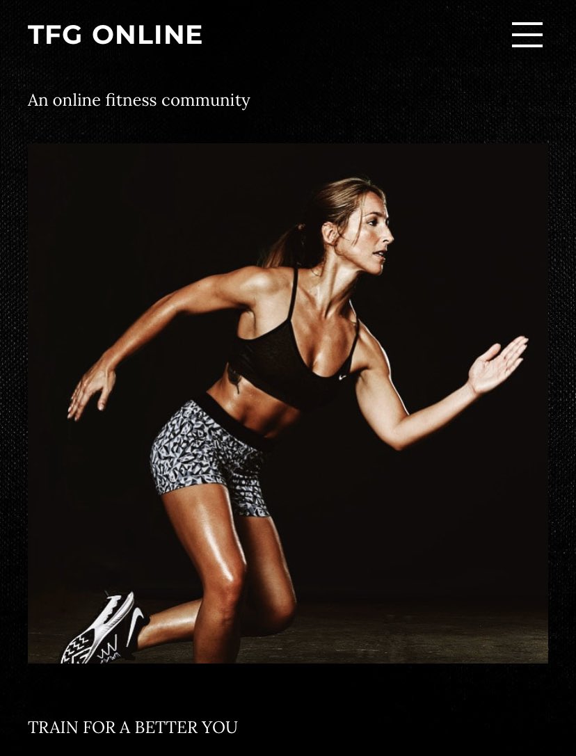 Join out online fitness community! 
Visit tfg-training.co.uk 
Early membership deal for lauch