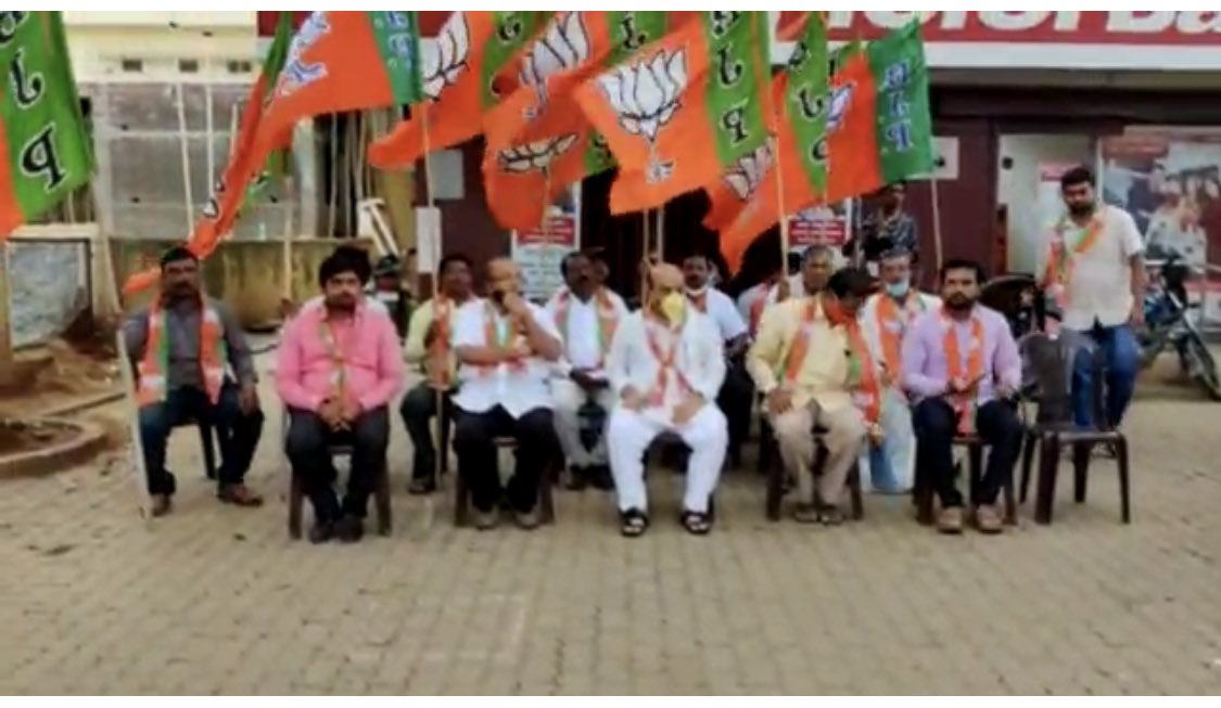 JPNadda's tweet photo. Sharing some glimpses from today’s Karnataka Jan-Samvad virtual rally. https://t.co/v4nwlnTzi1