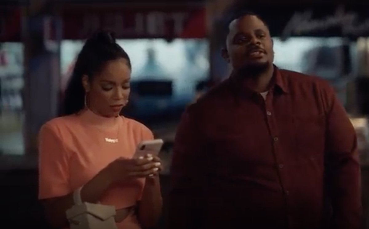 InsecureOutfits's tweet photo. Mazda is wearing the Candace Dress by Hanifa #InsecureHBO #InsecureHBOOutfits https://t.co/qD7uDc51sC