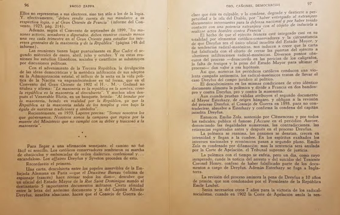 53-El funcionario masón jamás será libre deja todo incluso su familia, empleo u oficio al servicio de los jefes secretos y a la presión de la "fraternidad" y su principal objetivo entre varios es ingresar a la política y colocar a sus parlamentarios gracias al voto de las ovejas.